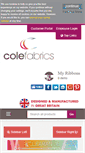 Mobile Screenshot of colefabrics.com